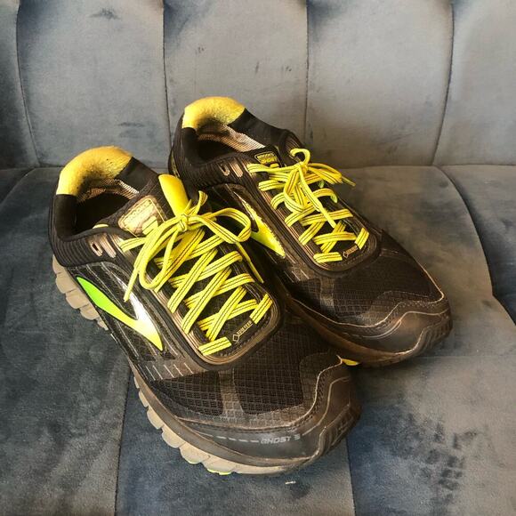 Brooks Ghost 9 DNA Green/Black Running Shoes U.S. Men's Size 9.5 Athletic Shoes - Picture 1 of 9